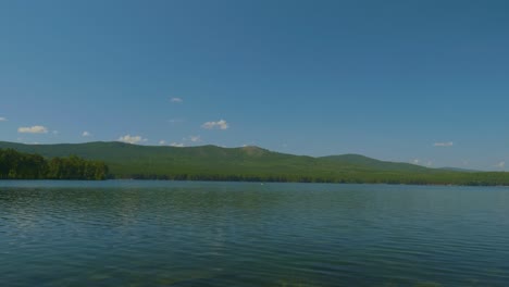 serene mountain lake scenery