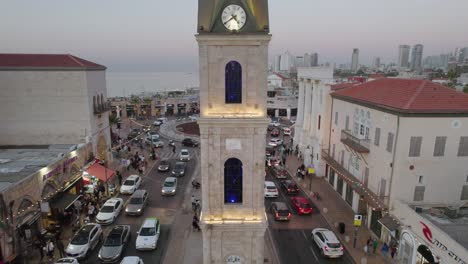 Jaffa-Clock-Tower-Und-Der-Weihnachtsbaum---Die-Skyline-Von-Tel-Aviv-Im-Hintergrund-#004