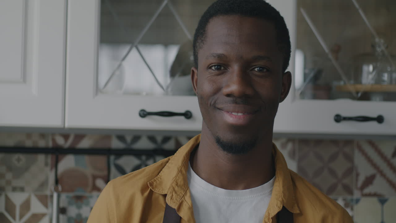 Man in a Modern Kitchen