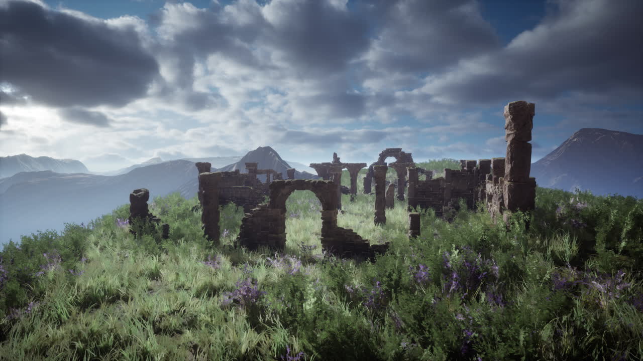 산악 지형 에 있는 고대 유적 들