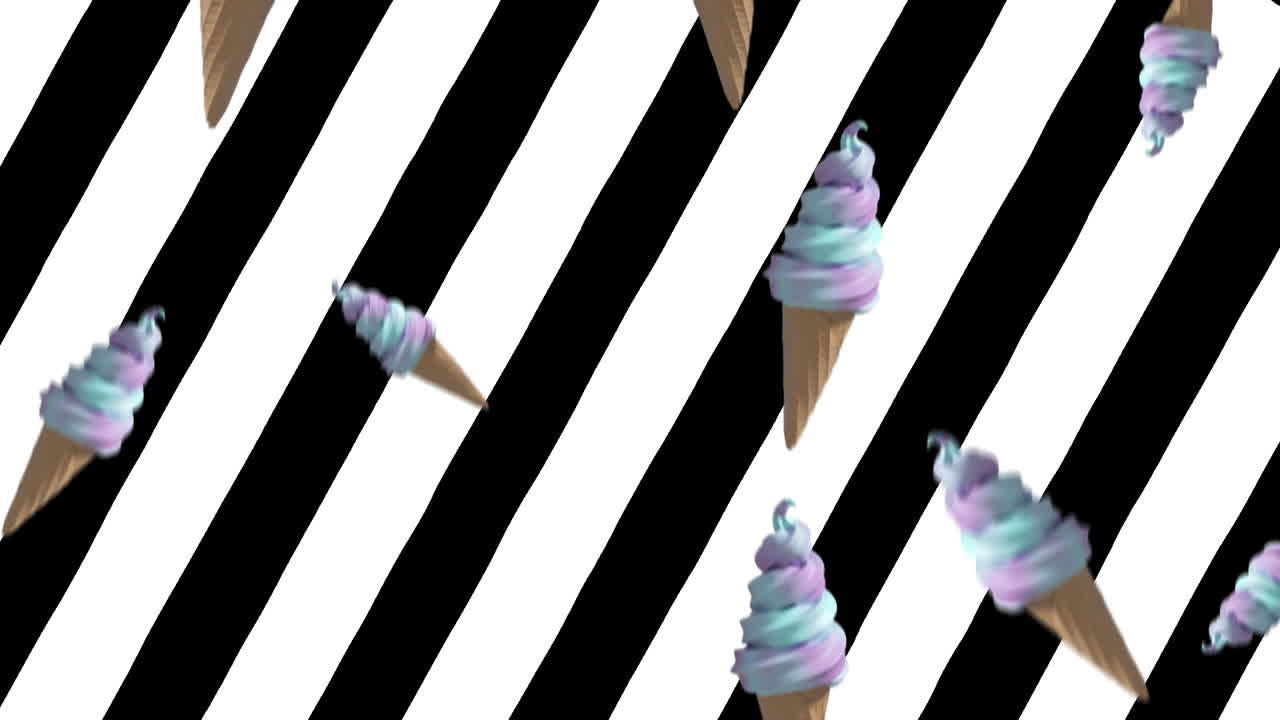 80년대 스타일의 레트로 애니메이션