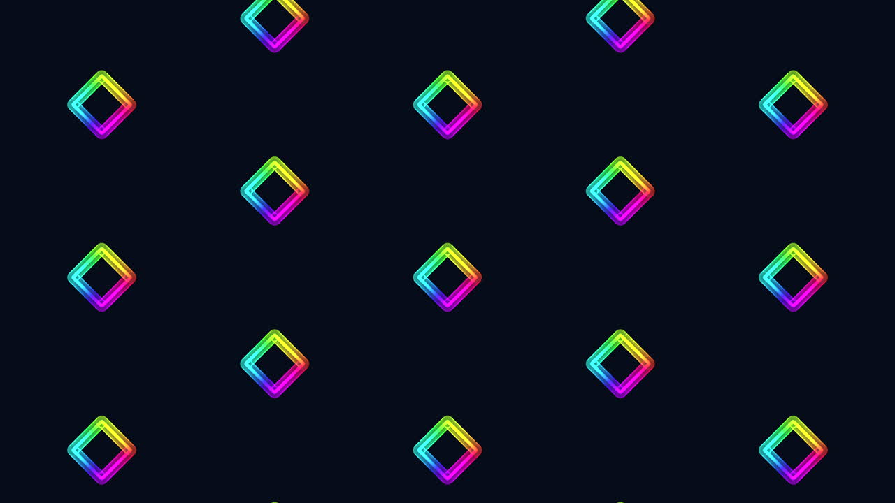 검은 바탕에 활기찬 다이아몬드 패턴