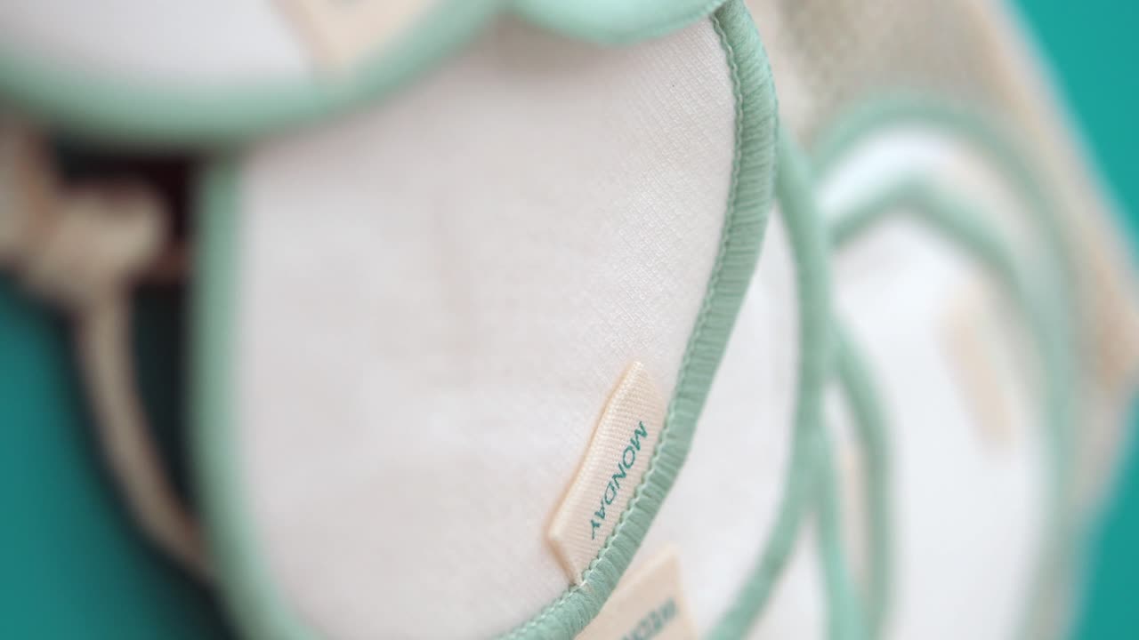 Reusable Makeup Remover Pads with Day Labels