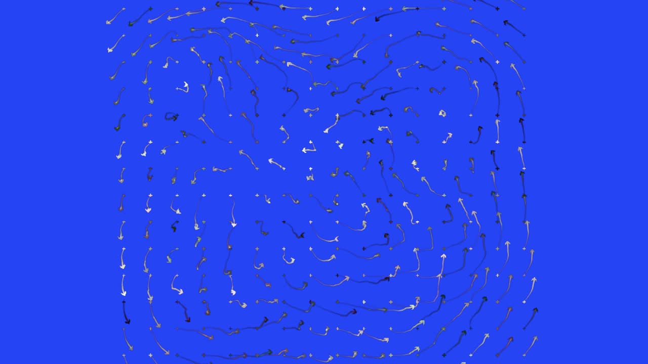 Abstract Arrows Spiral Pattern