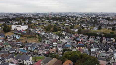 Vista-Aérea-Del-Horizonte-En-Yokohama