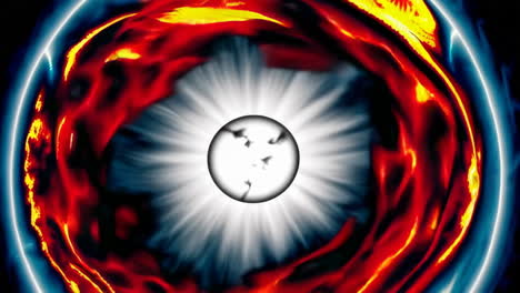 abstract vortex of light and energy
