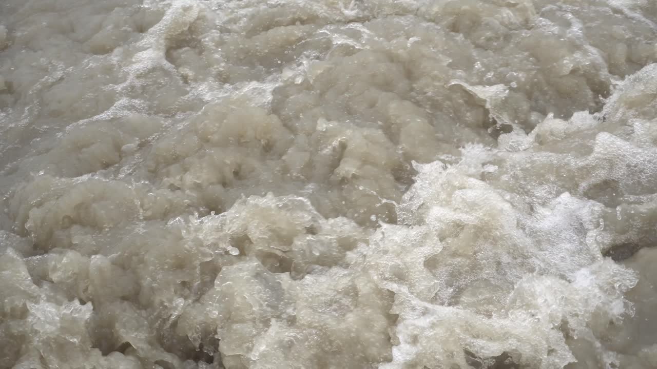 Water flow of Bramhaputra river in rainy season