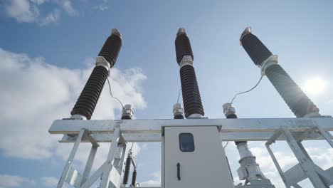 construction of a transformer substation