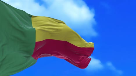 seamless loop of benin flag.