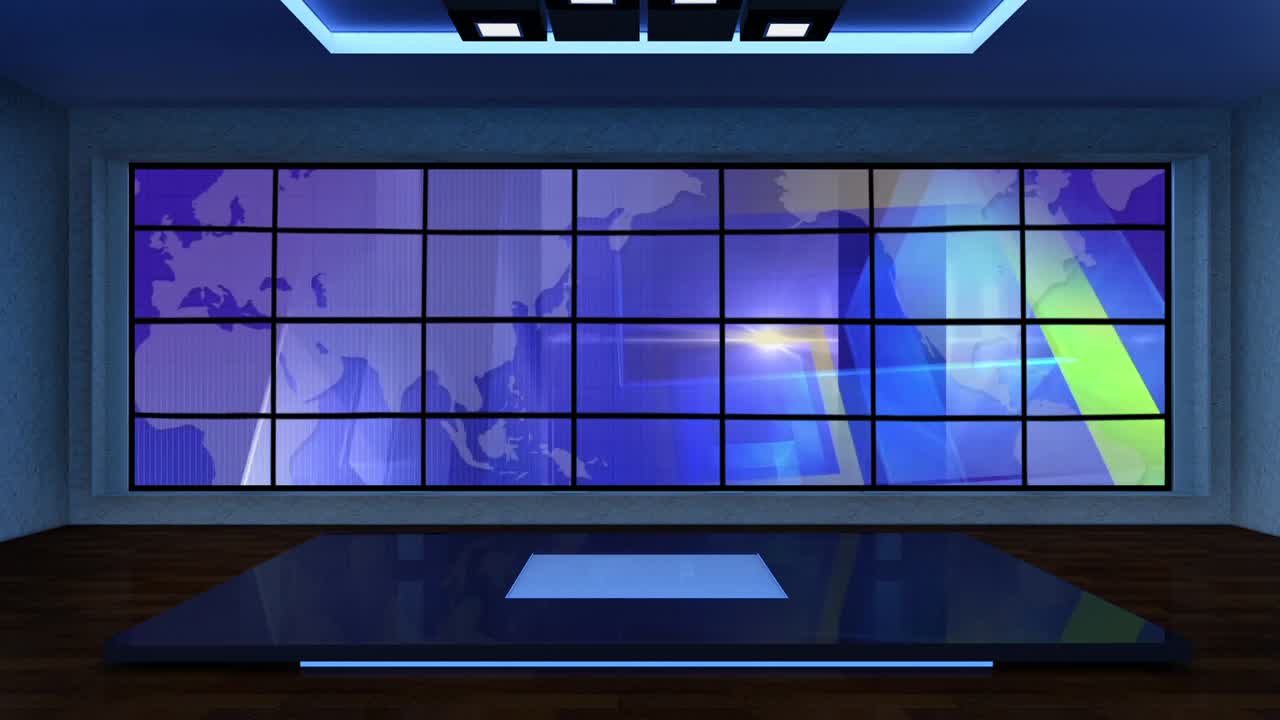 3D Virtual Studio Set Background