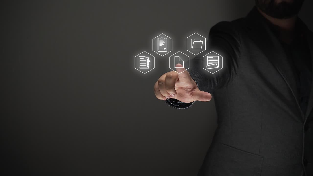 concepto de gestión de archivos