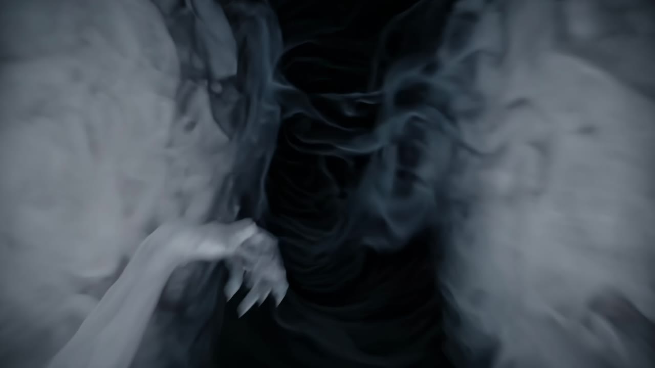 Eerie Smoke and Hands