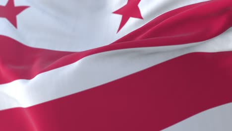 bandera de washington, estados unidos de américa - bucle
