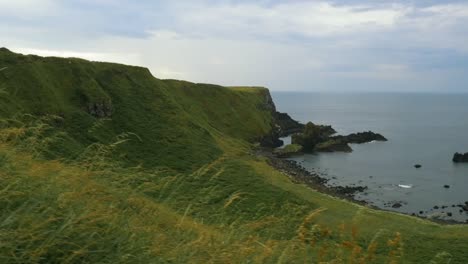 beautiful bay facing the north atlantic ocean in northern ireland