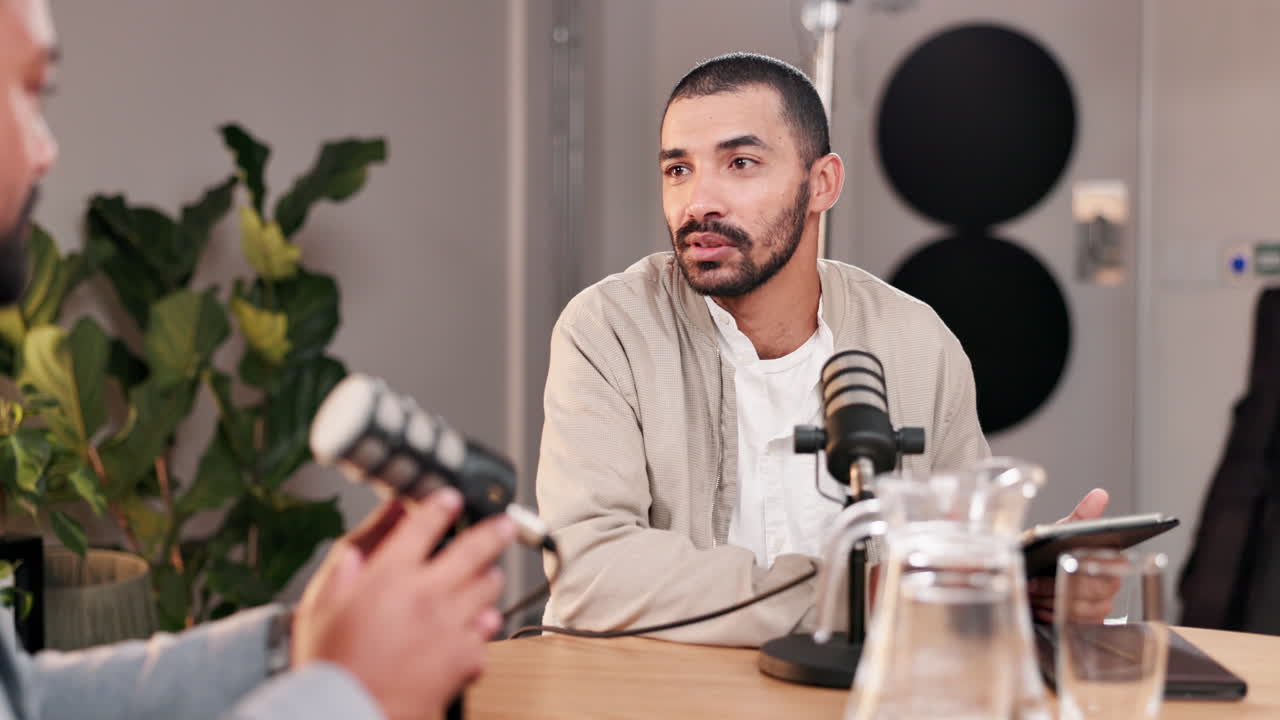 Podcast Interview in Studio