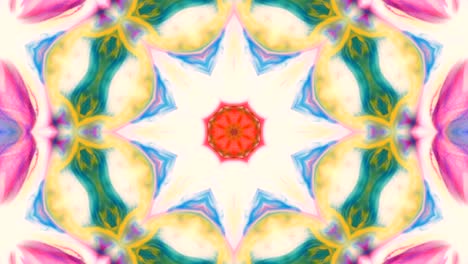 movimiento de fondo de kaleidoscopio abstractamente colorido