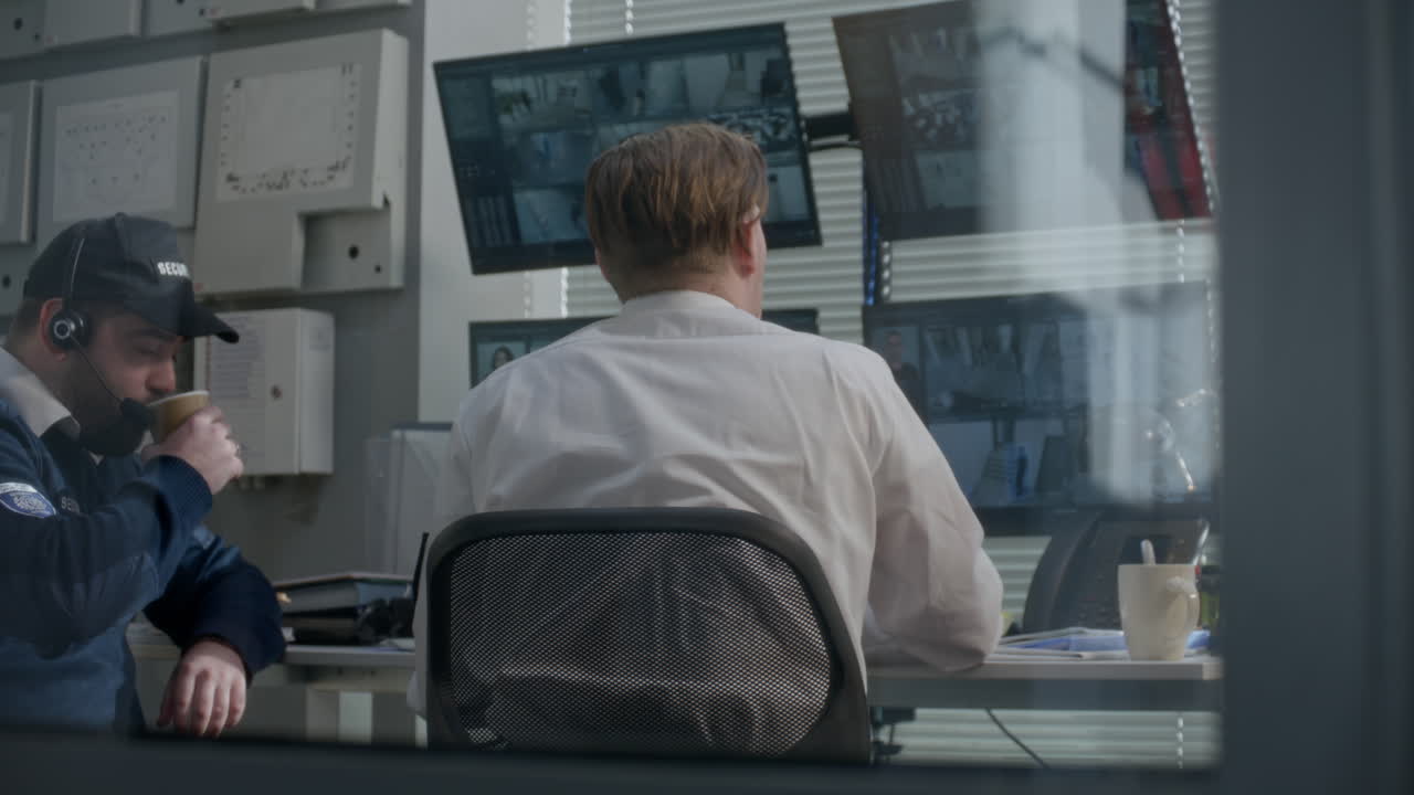 sala de vigilancia de seguridad