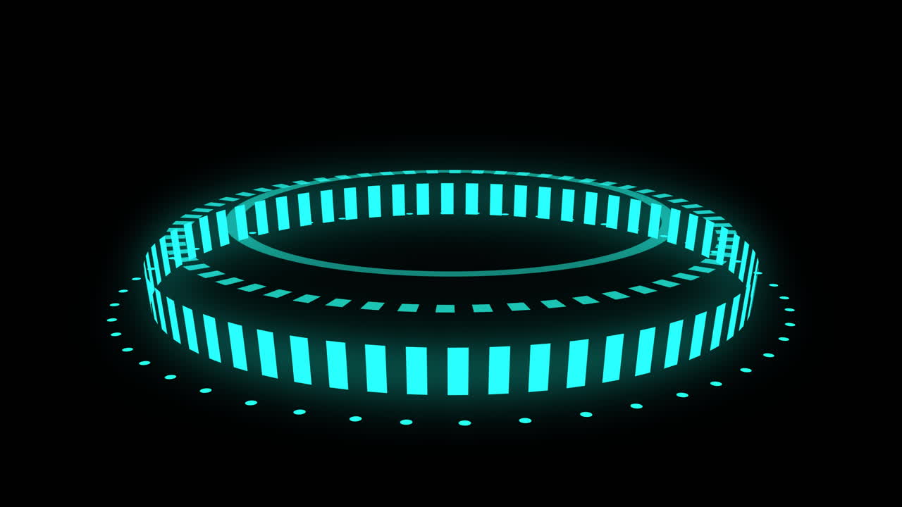 animación del escaneo del alcance y el procesamiento de datos