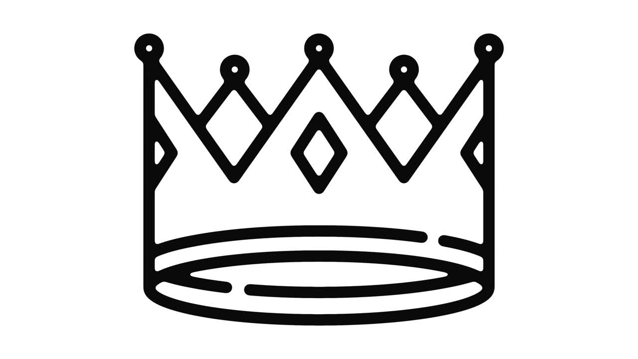 gráfico de movimiento de la línea de la corona