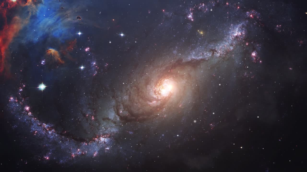 nebulosa 4k y galaxias en el espacio, el universo