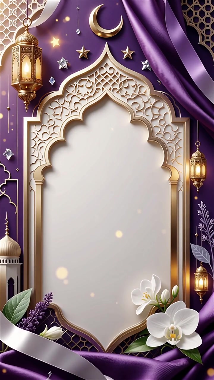 Compleanno del Profeta Maometto Mawlid al-Nabi Sfondo Islamico