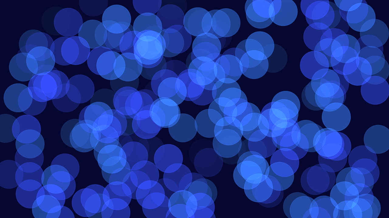다양한 색조의 역동적인 원형 패턴을 가진 파란색 배경