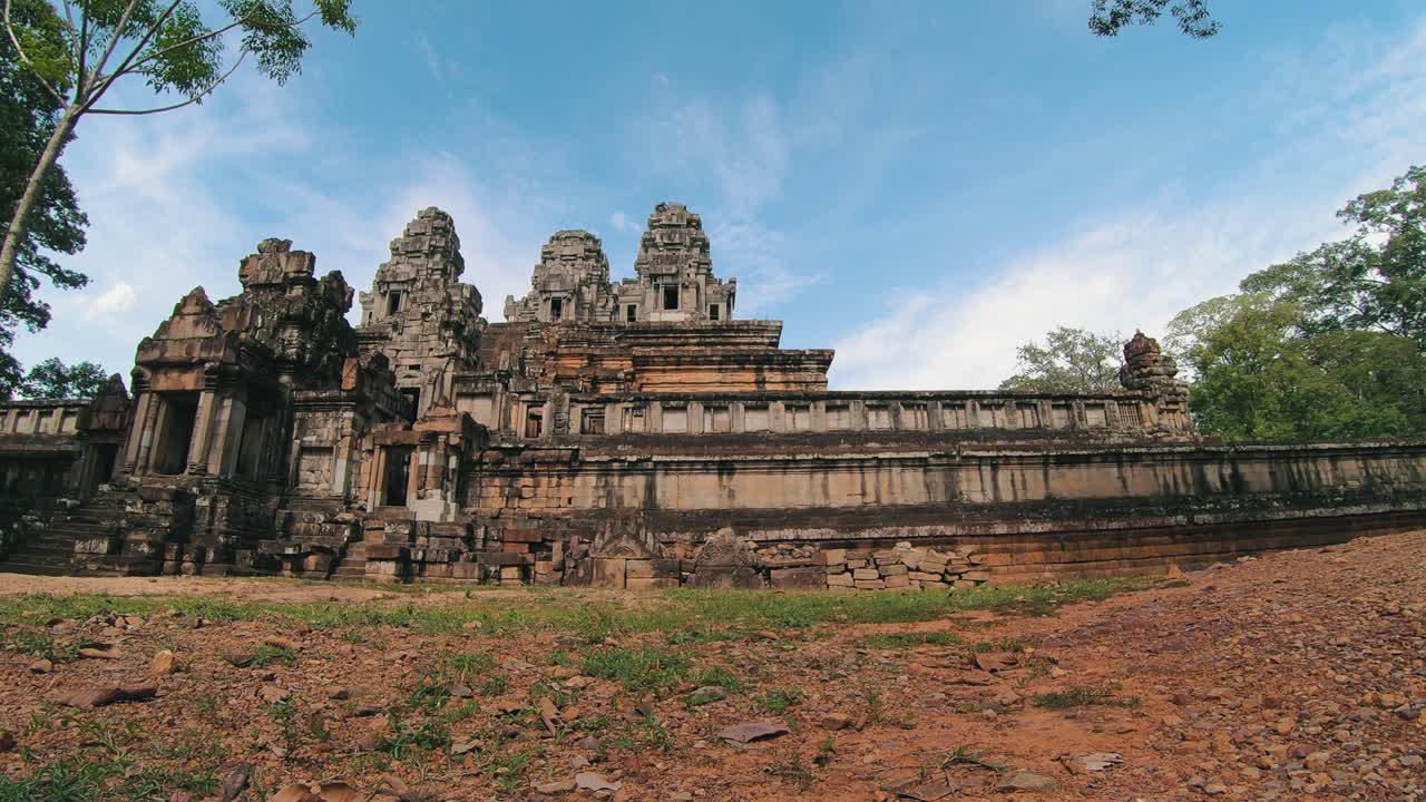 Timelapse d'un temple près d'Angkor Wat au Cambodge.