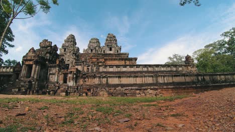 Zeitraffer-Eines-Tempels-In-Der-Nähe-Von-Angkor-Wat-In-Kambodscha