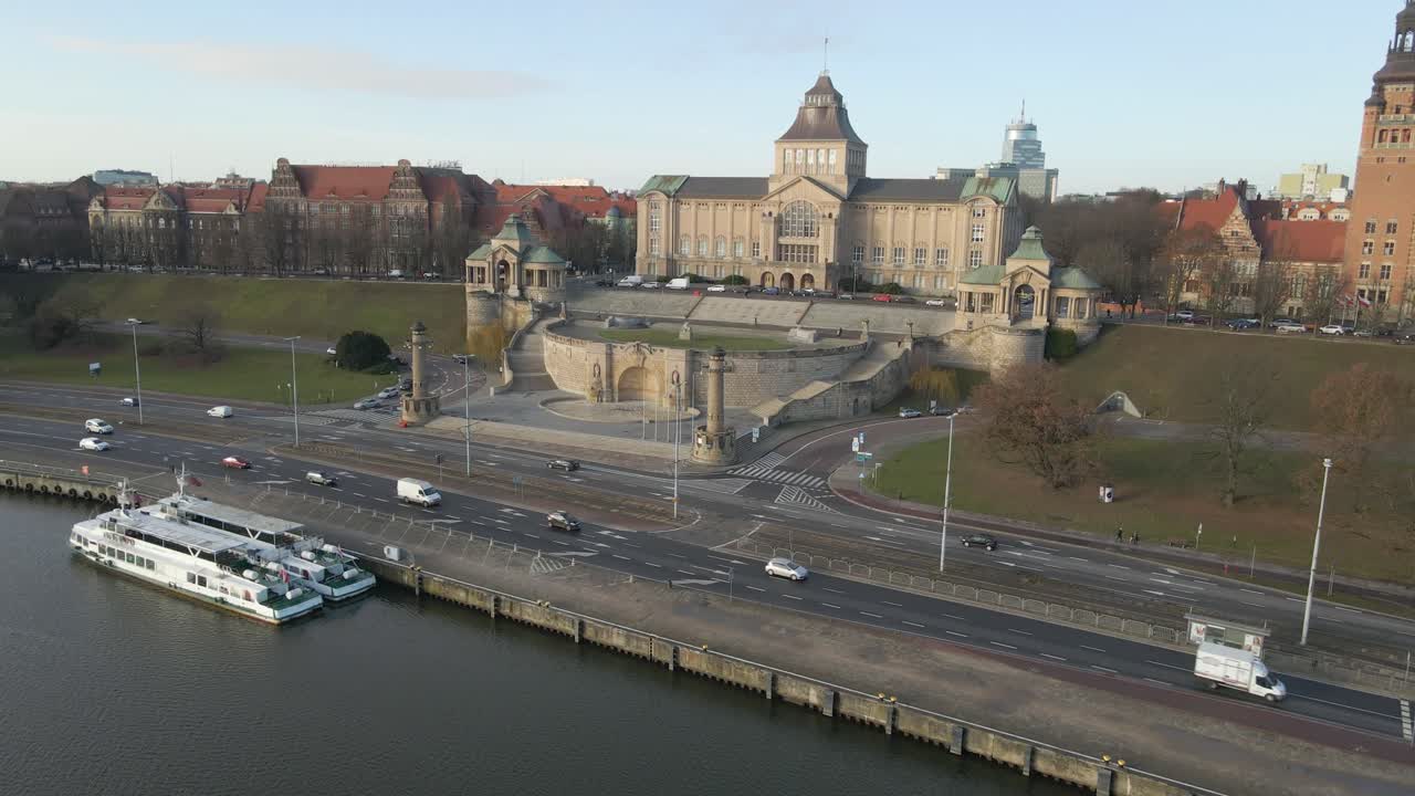 lugar famoso en szczecin, polonia