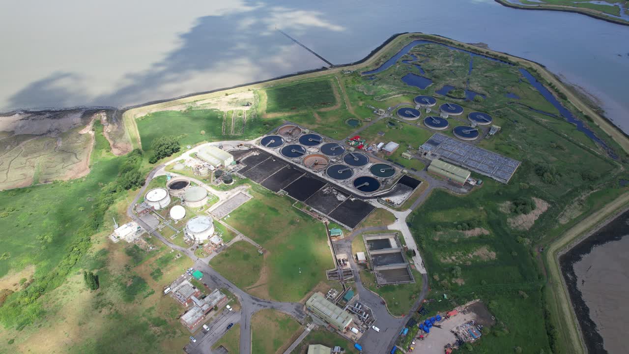 motney hill 하수 처리 작업 gillingham kent high drone 조감도