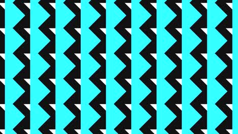 patrón de video gráfico 2d que se mueve hacia la parte inferior derecha con zoom, compuesto de diseños y formas con texturas multicolores.
