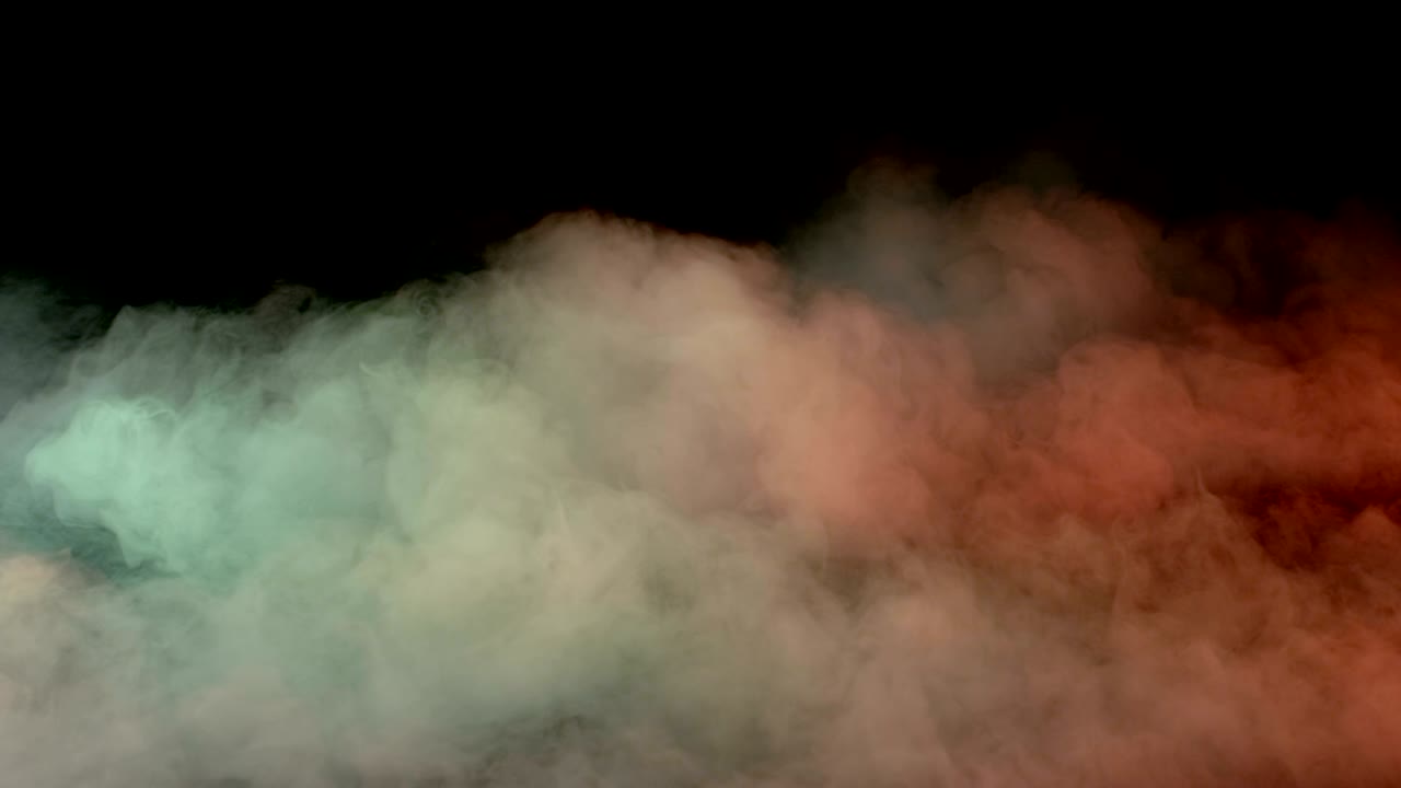 nubes de humo de hielo seco realista