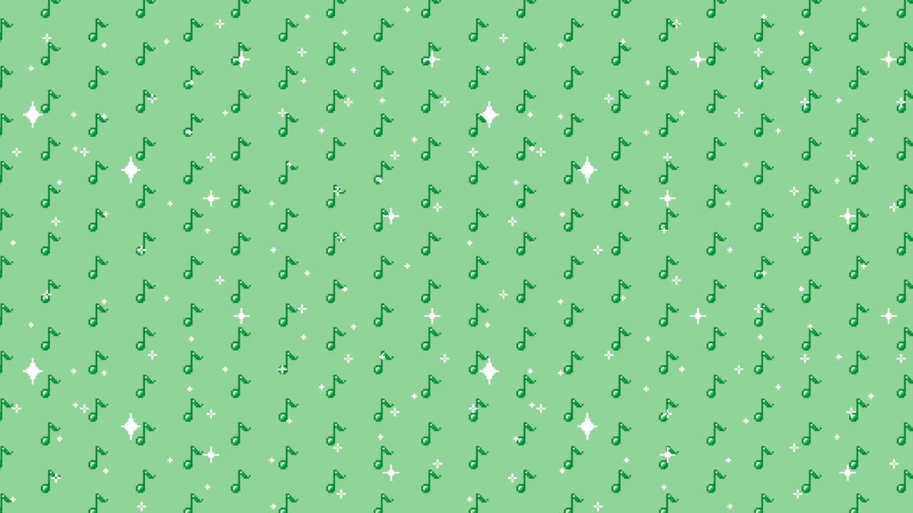 Musical Pixel Art Pattern
