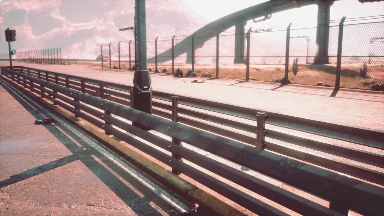 paisaje post-apocalíptico de la ciudad