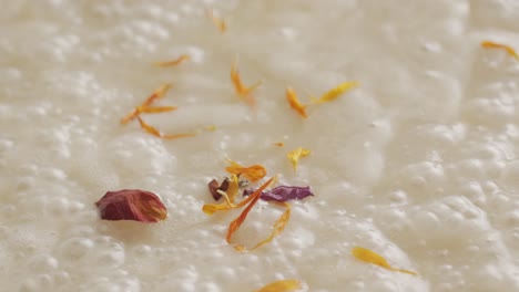 Preparing-edible-flowers-while-boiling-in-the-pan