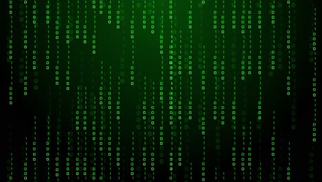 4k abstract futuristic computer matrix background with digits animation background loop lines of