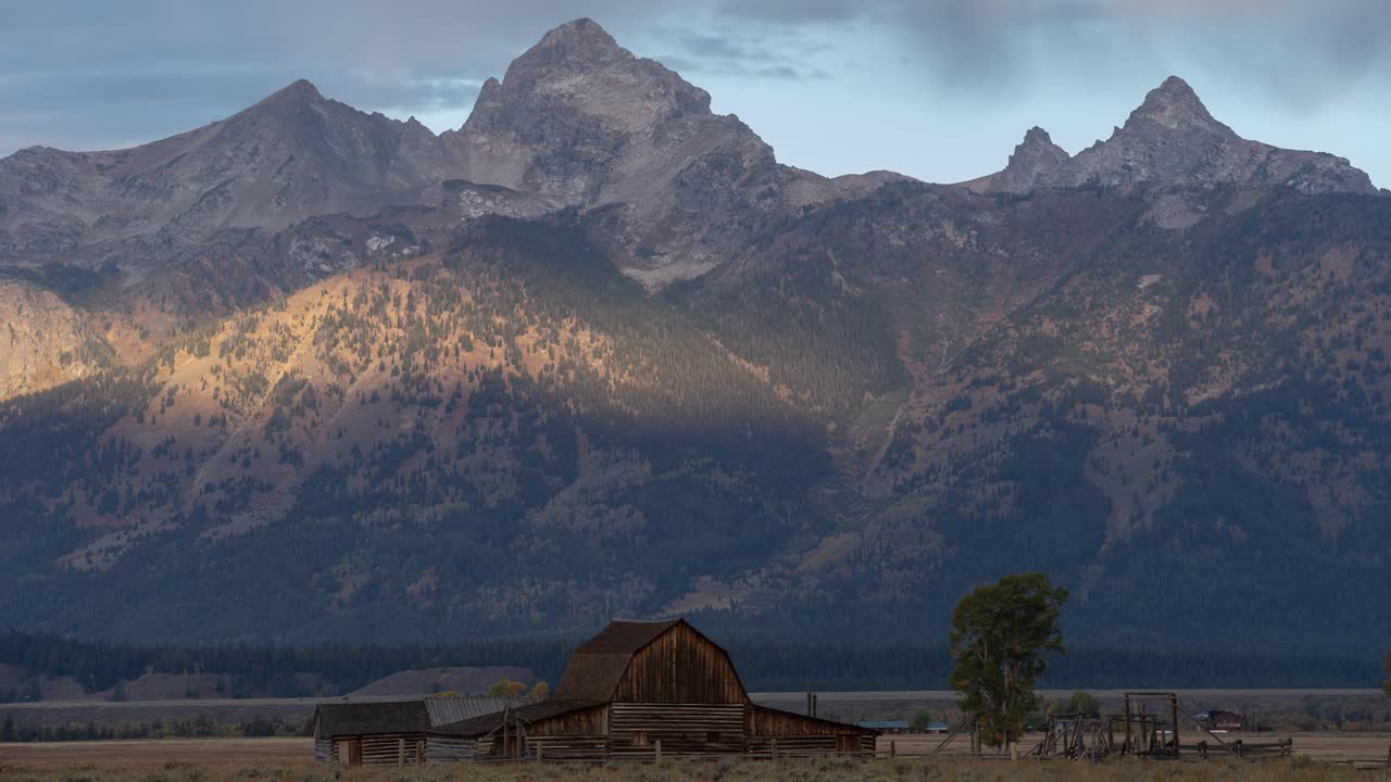 Wyoming Farmlands and Grand Teton Mountains