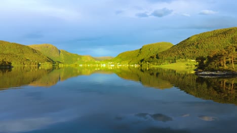 la hermosa naturaleza de noruega.
