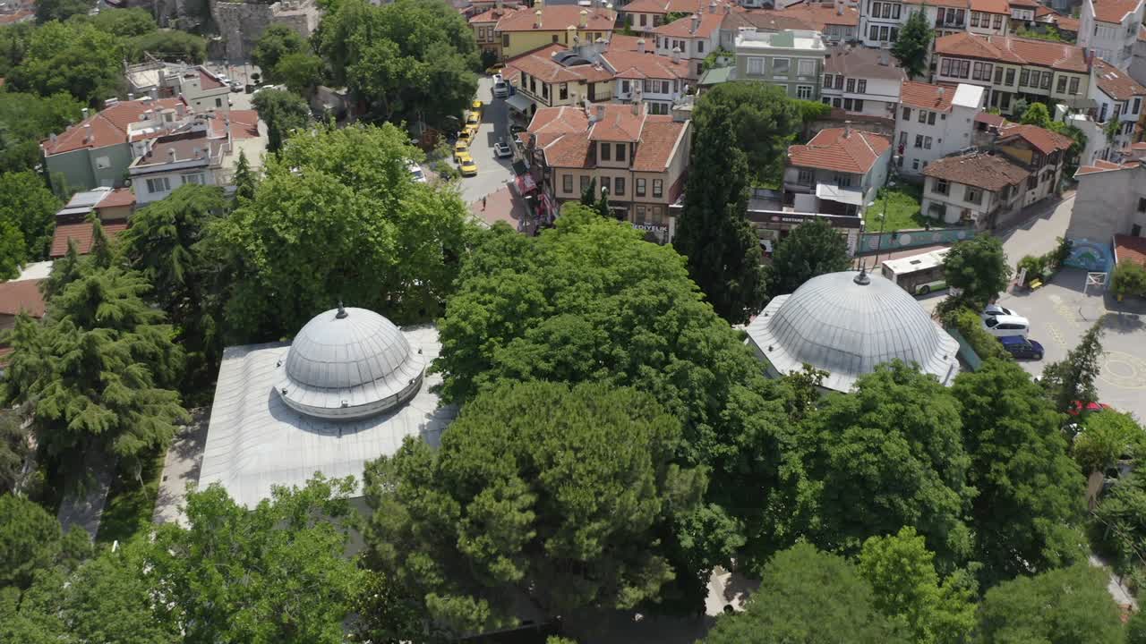 Vihreä moskeija Bursassa, Turkissa. Rakennettu 1300-luvulla.