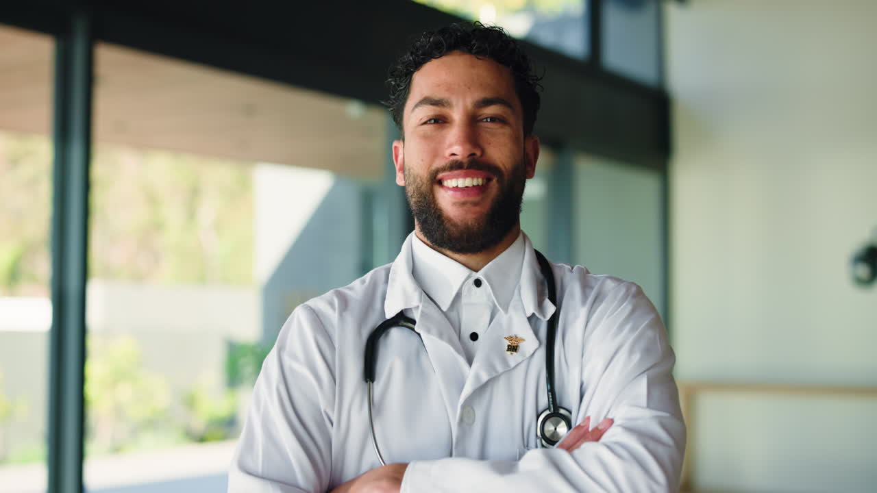 Portrait of a Smiling Doctor