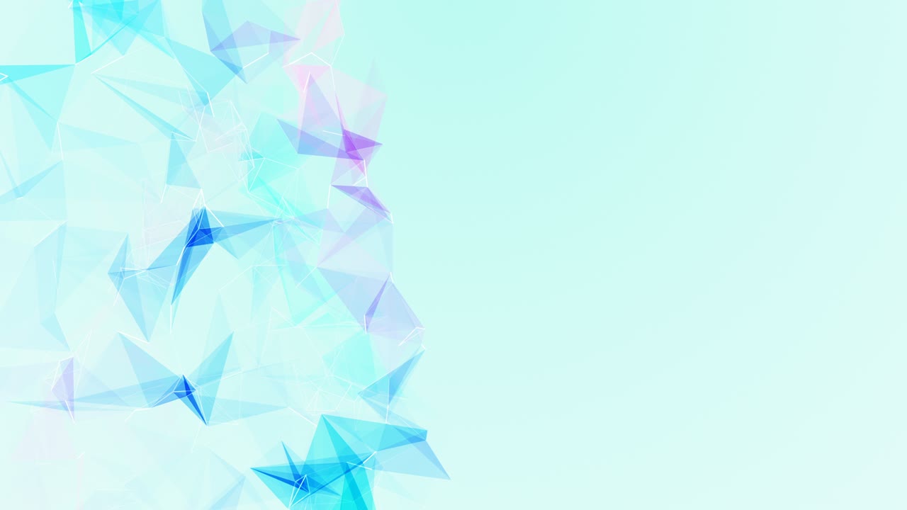 Abstract shapes plexus animation background
