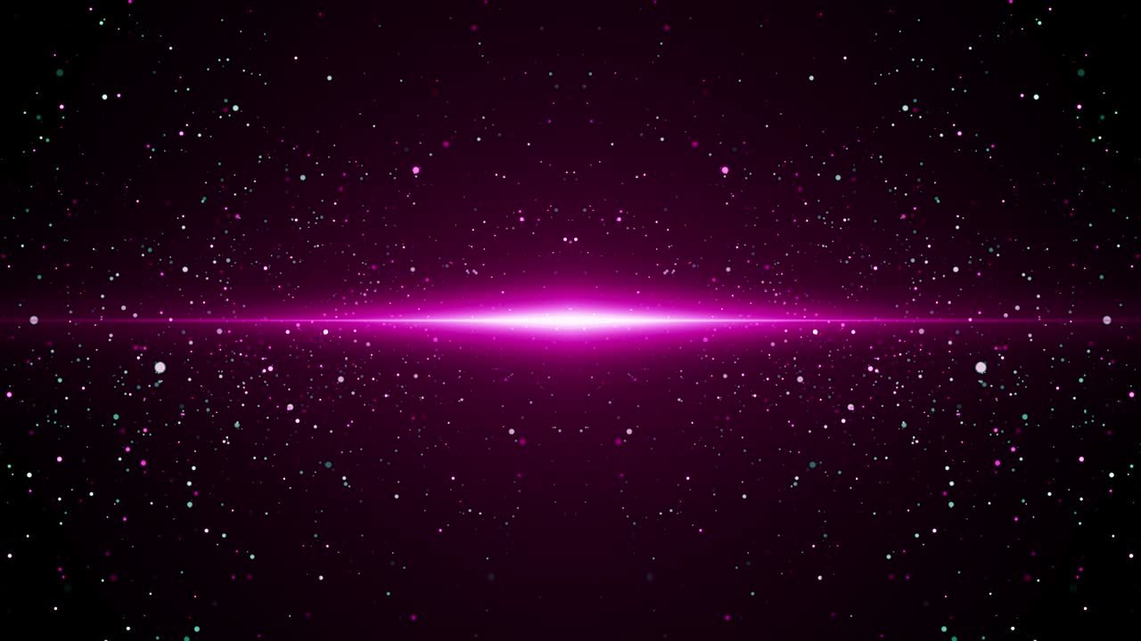 Particles green pink event game trailer titles cinematic concert stage background loop