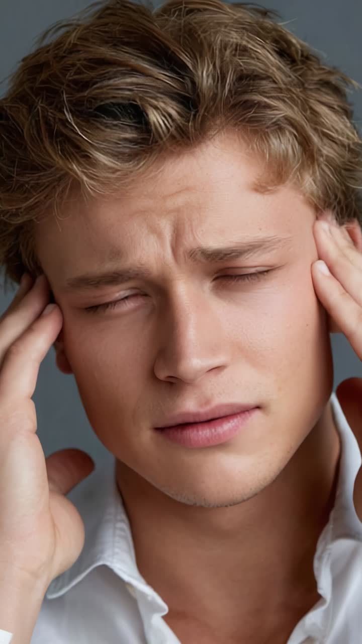 A Young Man's Emotional Journey: Expressing the Depth of Experience from Pain to Clarity Captured in Two Powerful Frames