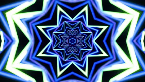 infinitely increasing triangles. kaleidoscope looped animation.