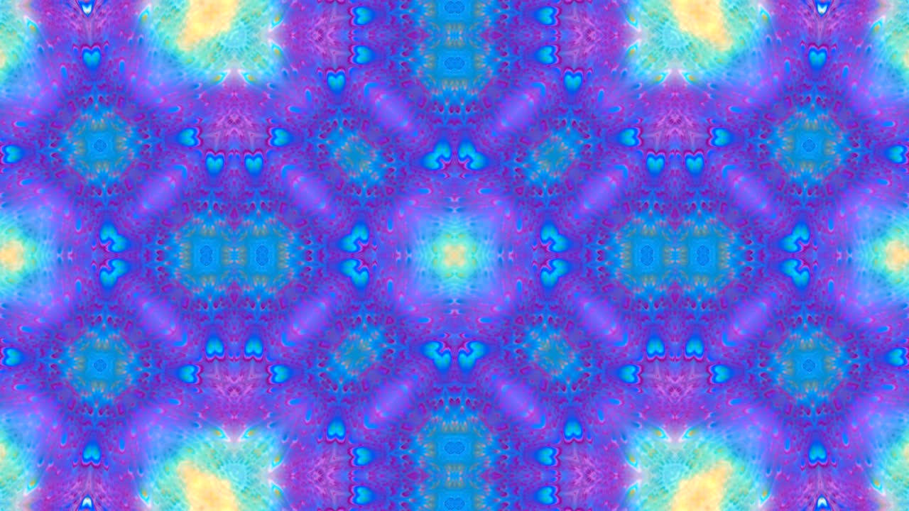 Movimento astratto di sfondo caleidoscopico colorato