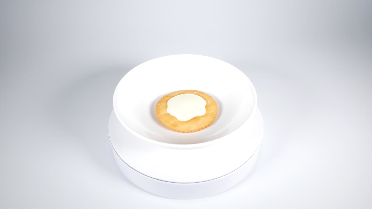 galletas redondas con chocolate blanco