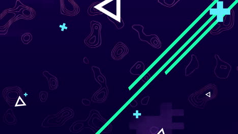 animación de movimiento retro hipnótico