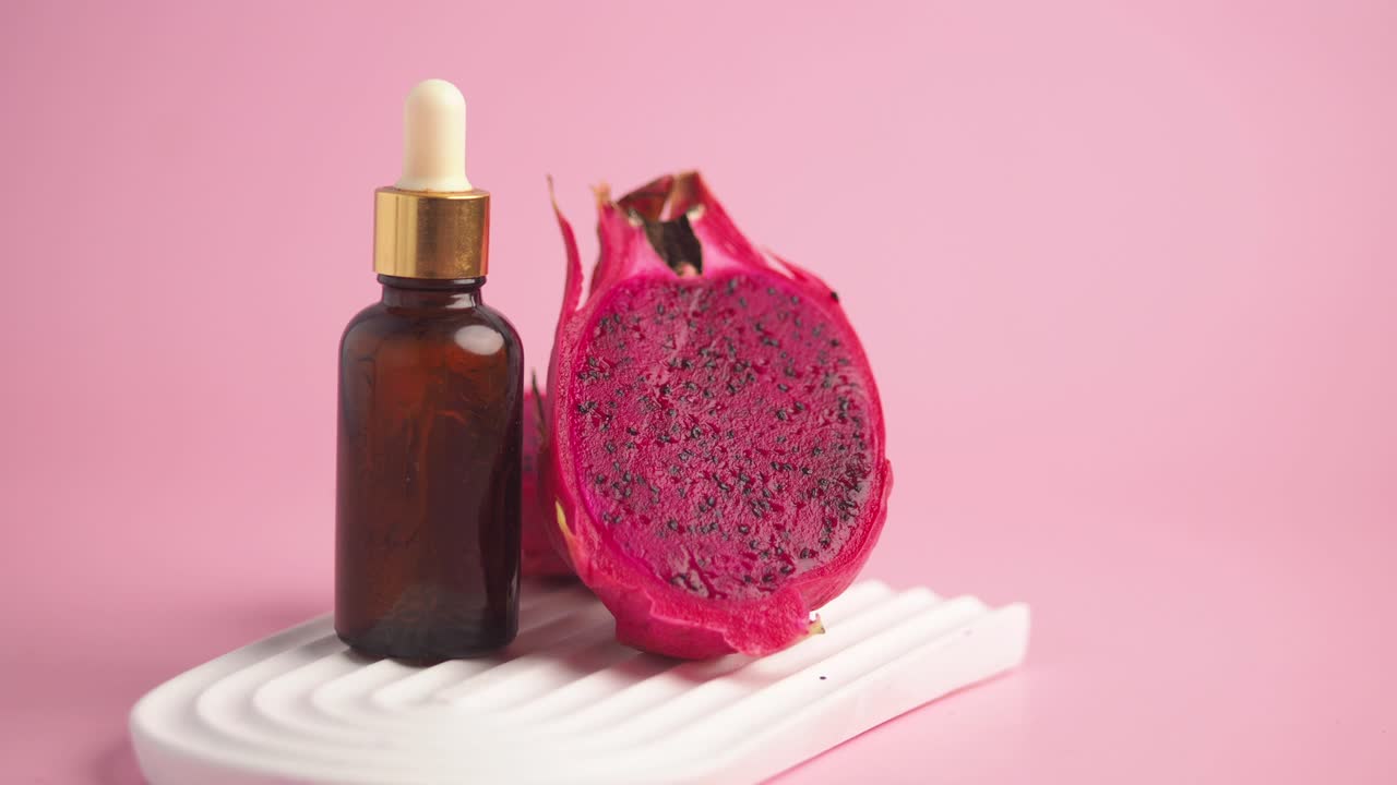 Dragon Fruit and Serum Still Life