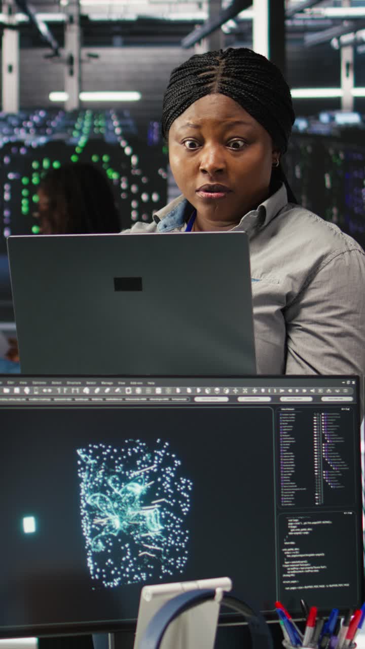 Vertical Video Annoyed Data Center Admin Having Trouble Doing Node Tree Programming