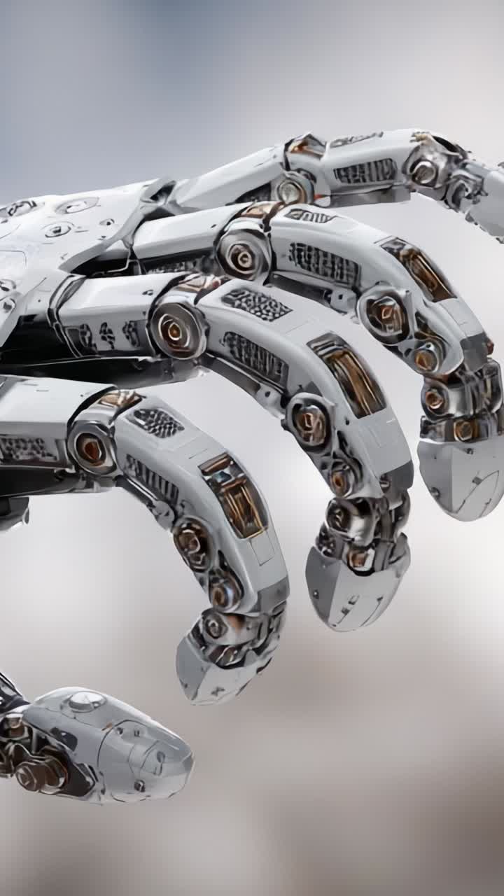 Exploration of Advanced Robotics: A Stunning Showcase of Mechanical Hand and Orbital Design, Highlighting the Future of Technology and Human-Robotic Interaction